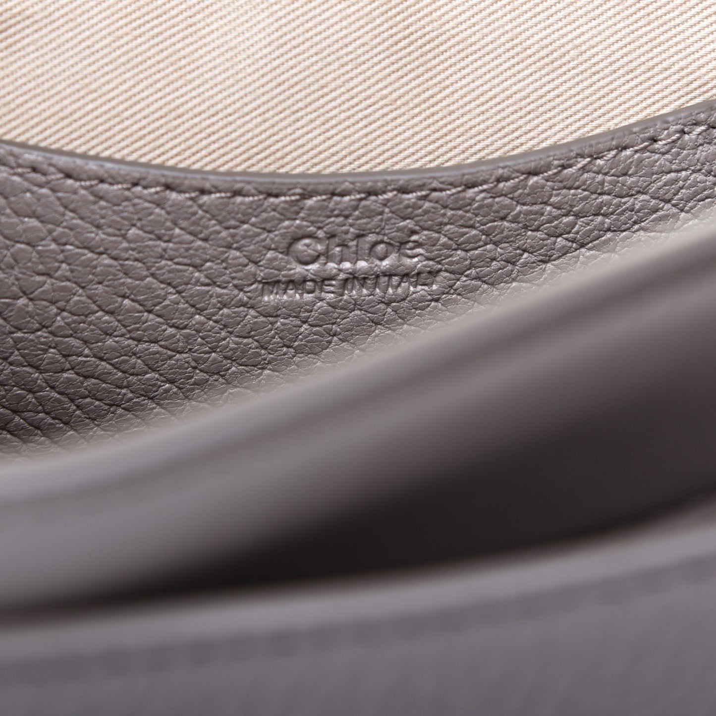 Calfskin Large Tess Bag Motty Grey