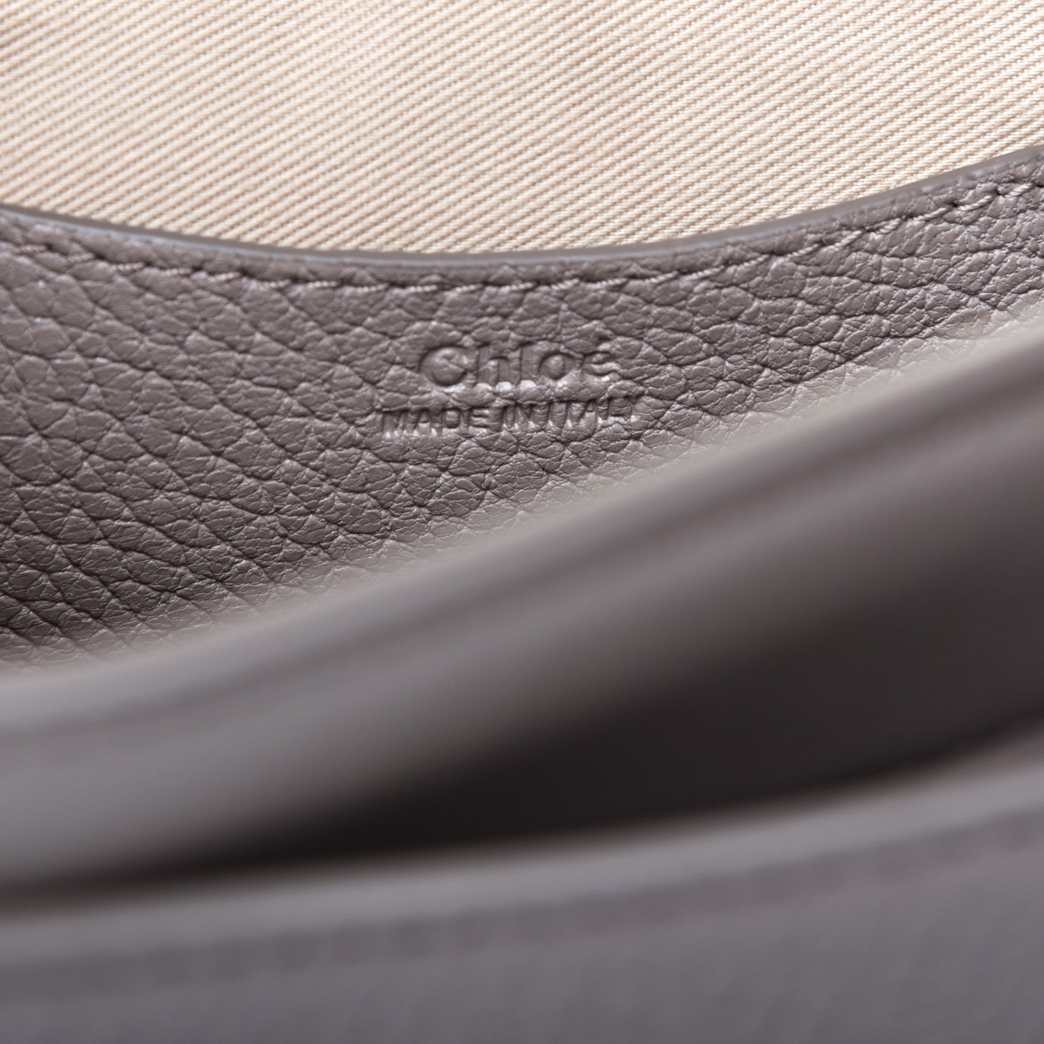 Chloe Calfskin Large Tess Bag Motty Grey 8 of 11