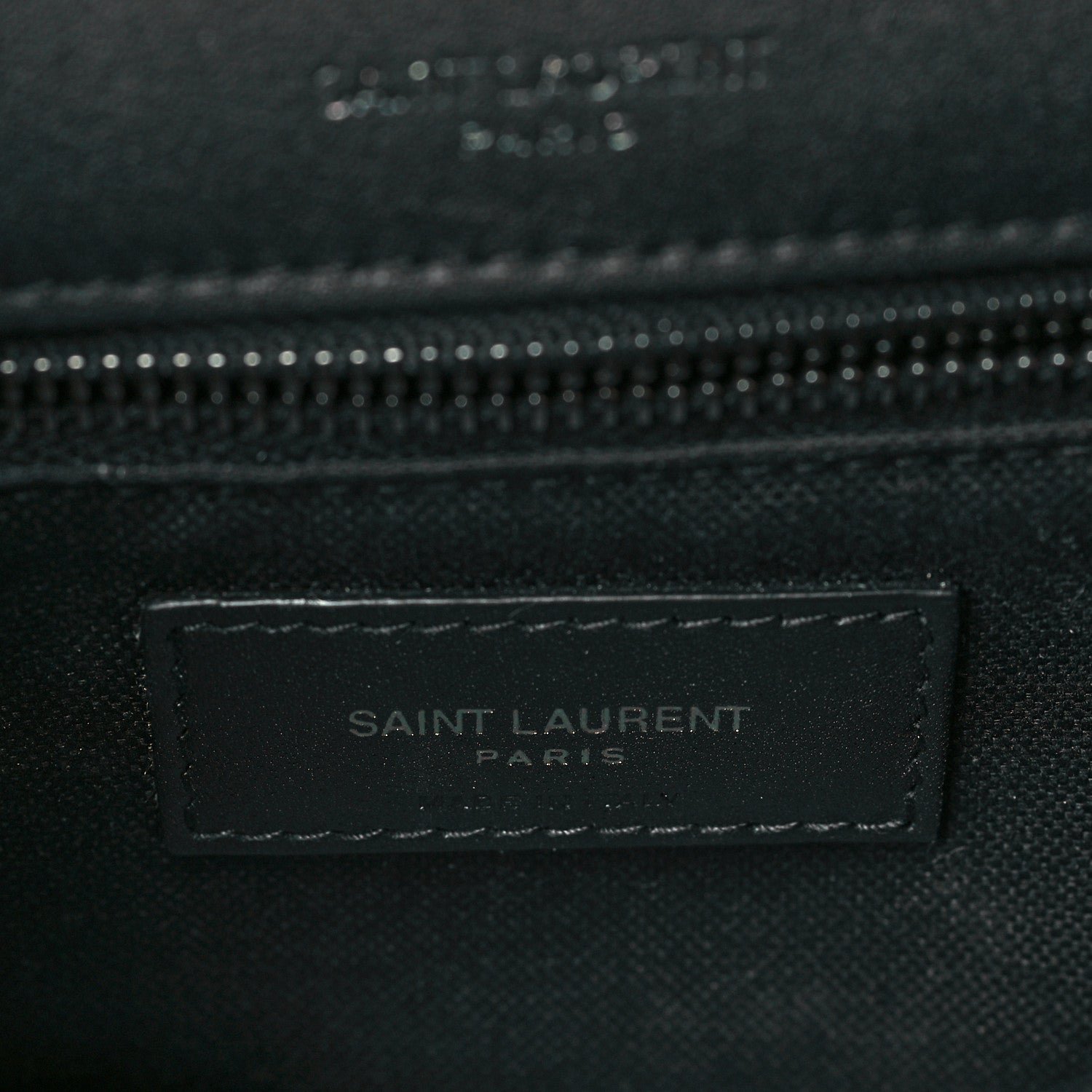 Saint Laurent Cotton Canvas Vintage Calfskin Monogram Medium Niki Chain Satchel 6 of 9
