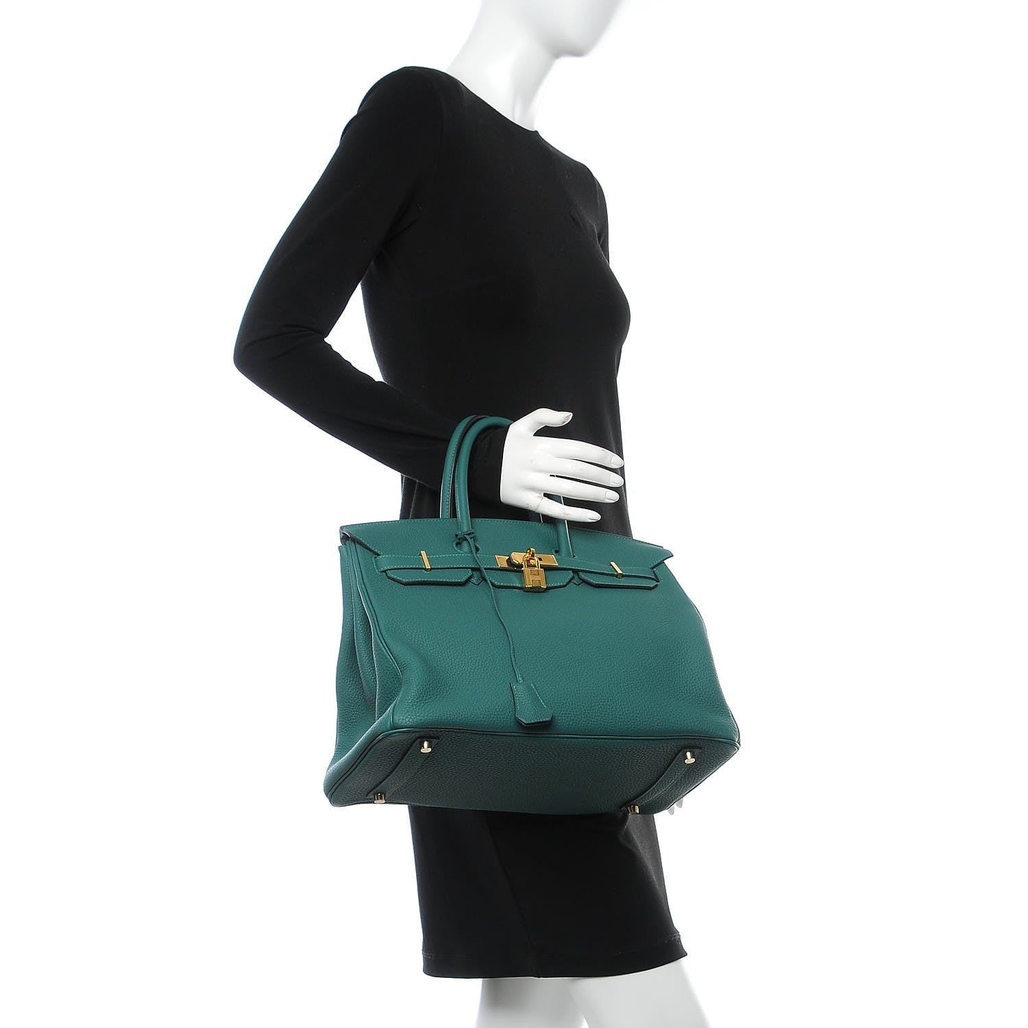 Hermes Togo Birkin 35 Malachite 2 of 31