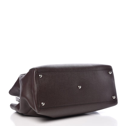 Fendi Vitello Elite Regular 2Jours Tote Caffe Noir 4 of 22
