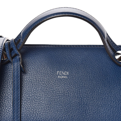 Fendi Vitello Dolce Marmol Medium By The Way Boston Bag Blue 9 of 9
