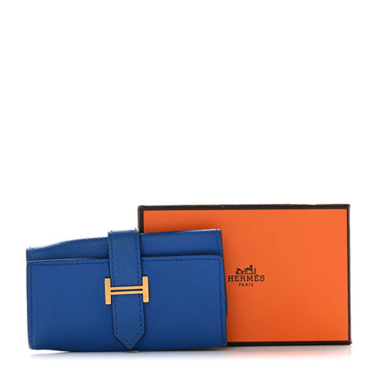 Hermes Epsom Bearn Multicles 4 Key Holder Bleu Zellige 10 of 10