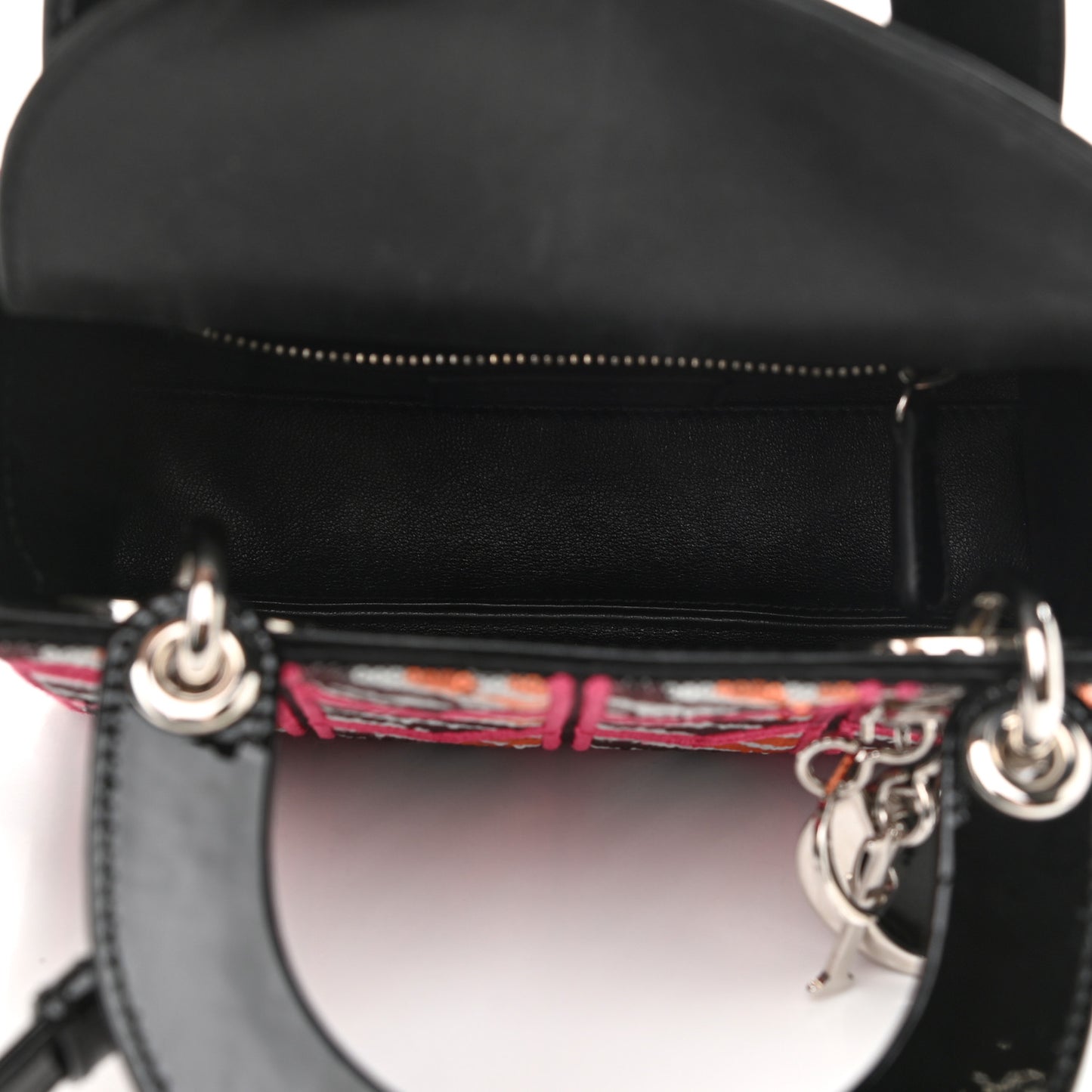 Patent Sequin Mini Lady Dior