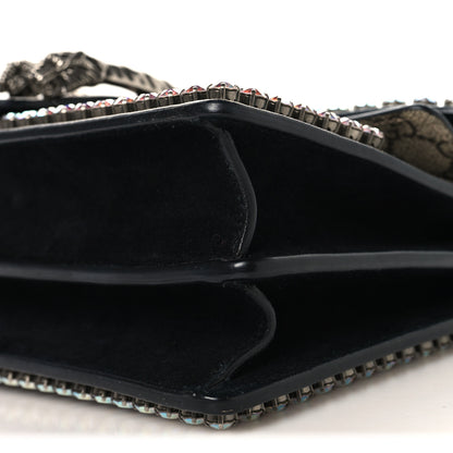Gucci GG Supreme Monogram Crystal Small Dionysus Shoulder Bag Black 10 of 10