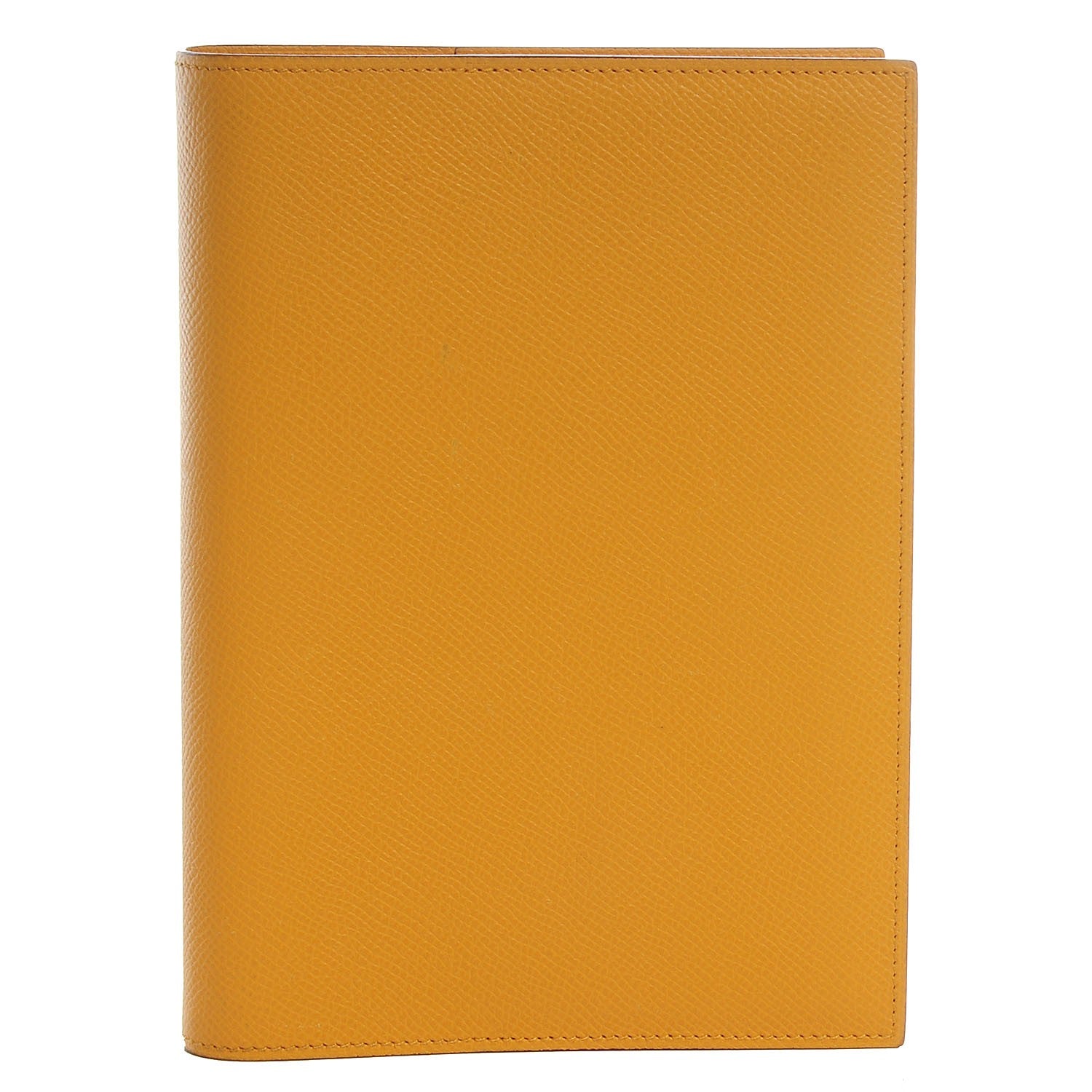 Hermes Epsom Globe Trotter Agenda Cover PM with Refill Jaune 1 of 8