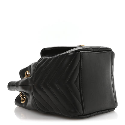 Saint Laurent Lambskin Matelasse Monogram Joe Nano Bucket Bag Black 7 of 19