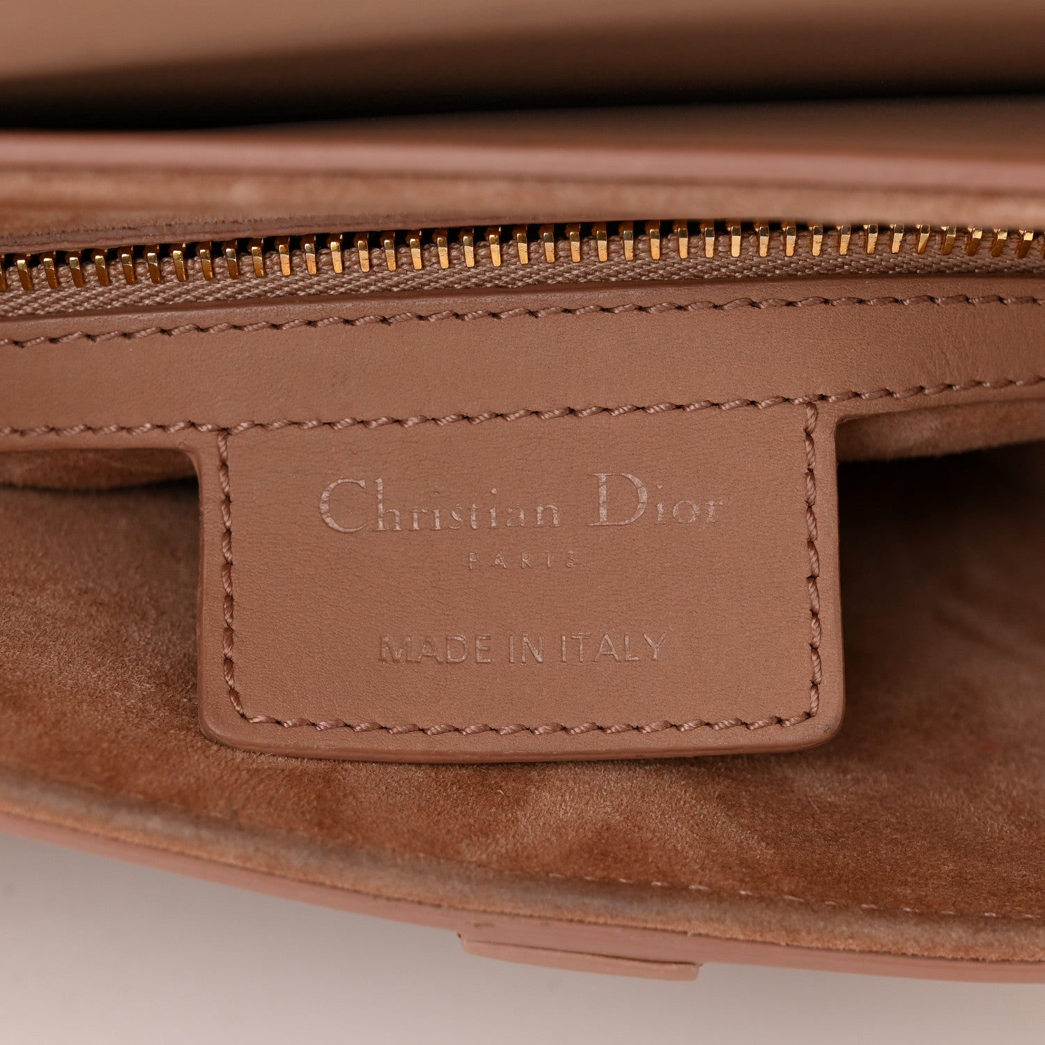 Christian Dior Ultra Matte Calfskin Saddle Bag Blush 6 of 13