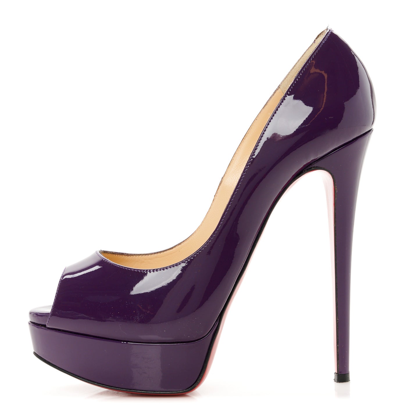 Patent Lady Peep 150 Pumps 37.5 Violet