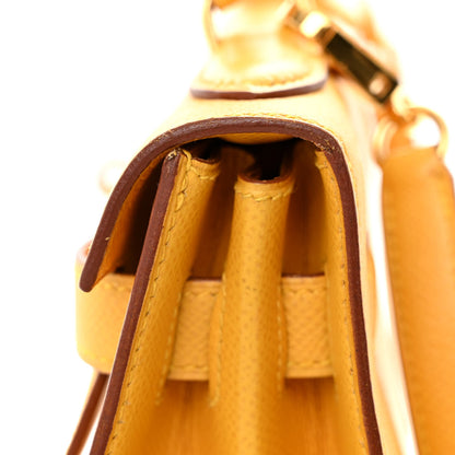 Hermes Courchevel Kelly Sellier 32 Jaune 11 of 12
