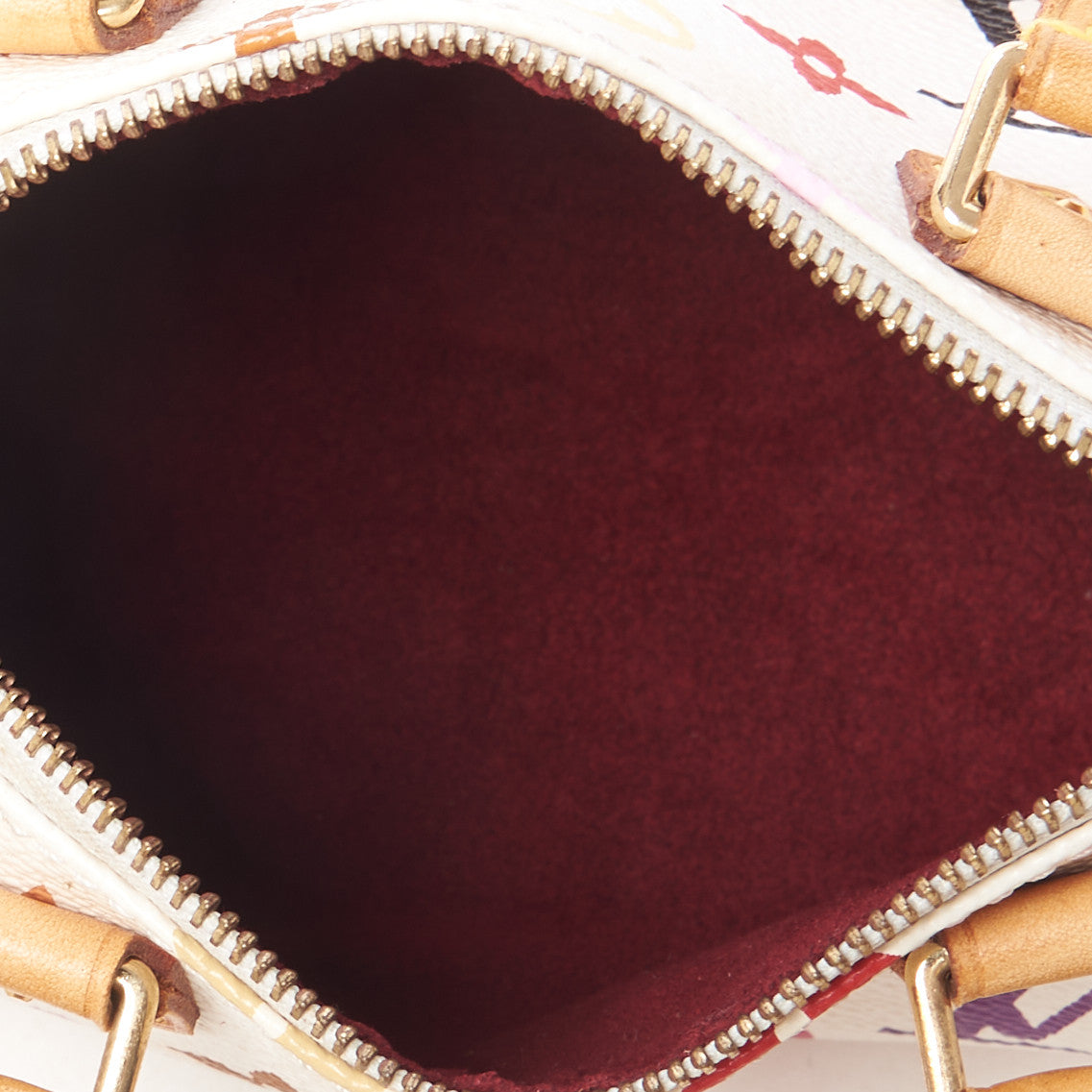 Monogram Multicolor Mini Sac HL Speedy White