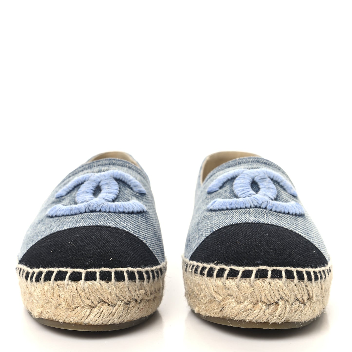Denim CC Espadrilles 37 Blue Black