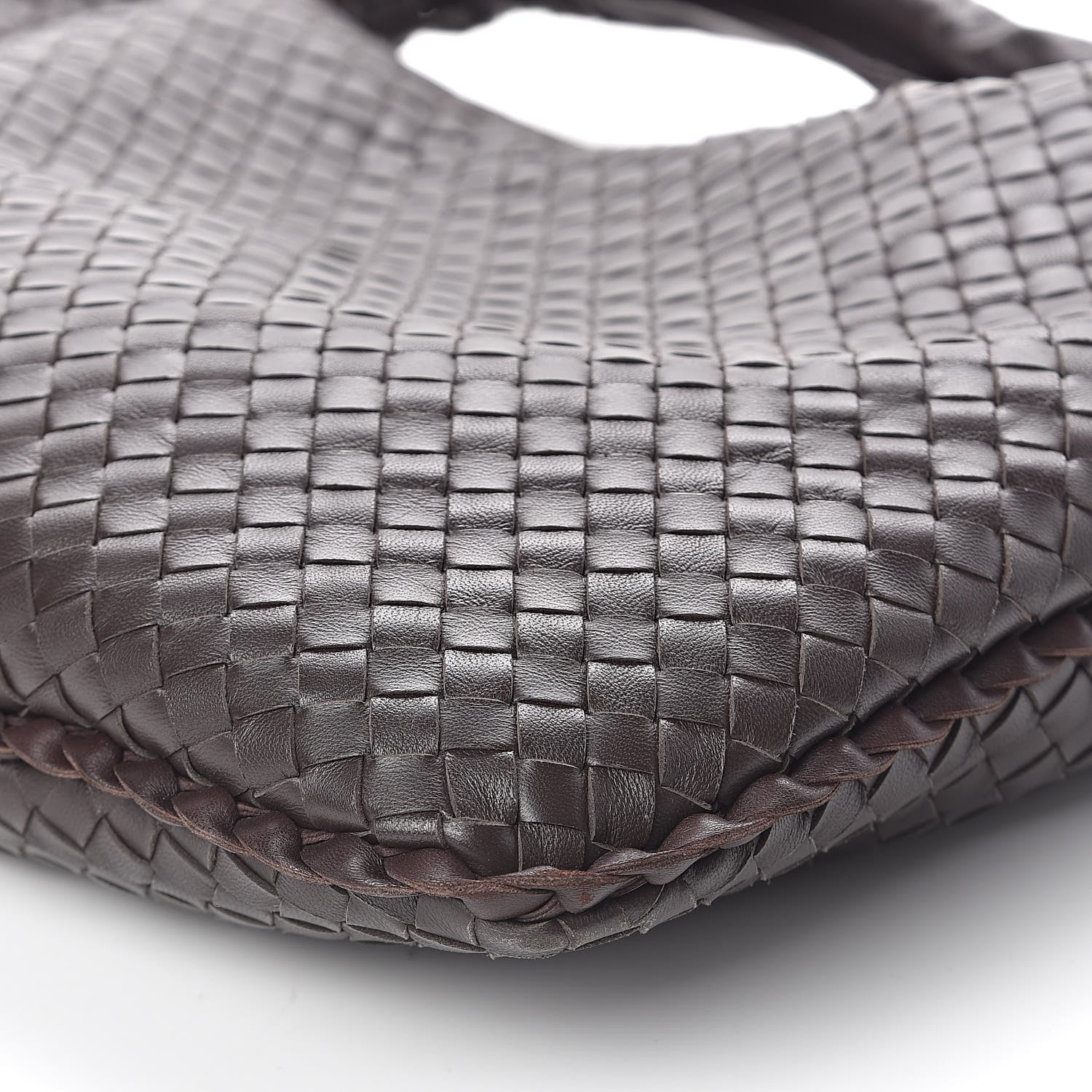 Bottega Veneta Nappa Intrecciato Large Veneta Hobo Ebano 8 of 9