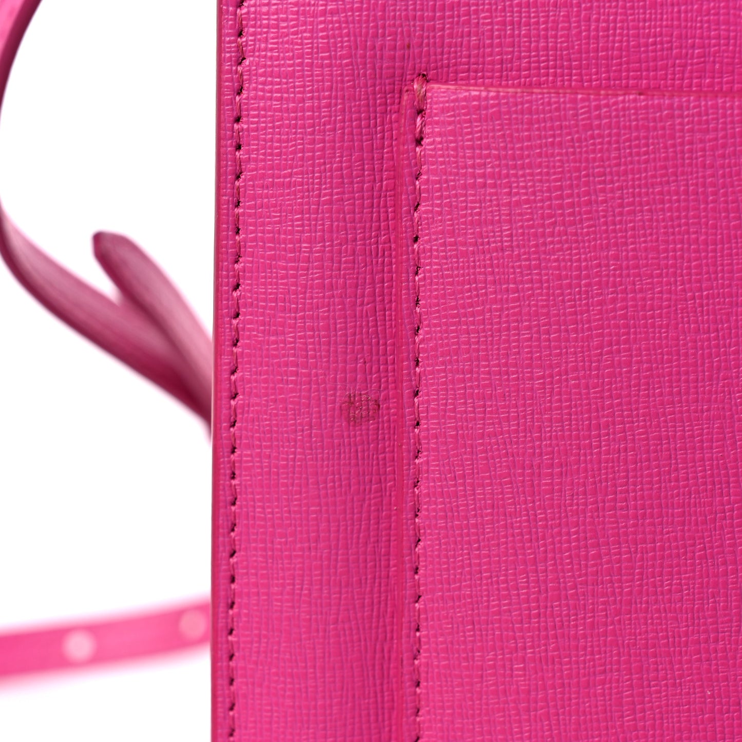 Calfskin Jitney Bag Fuchsia