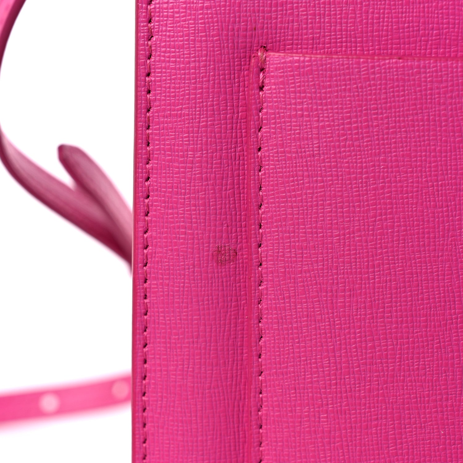 Off-White Calfskin Jitney Bag Fuchsia 19 of 19
