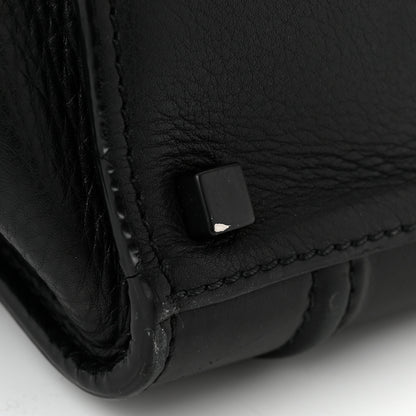 Celine Supple Calfskin Medium Phantom Luggage Black 12 of 14
