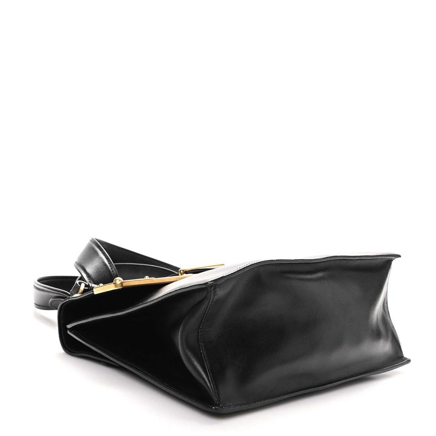 Prada City Calfskin Saffiano Cahier Top Handle Bag Black 4 of 11