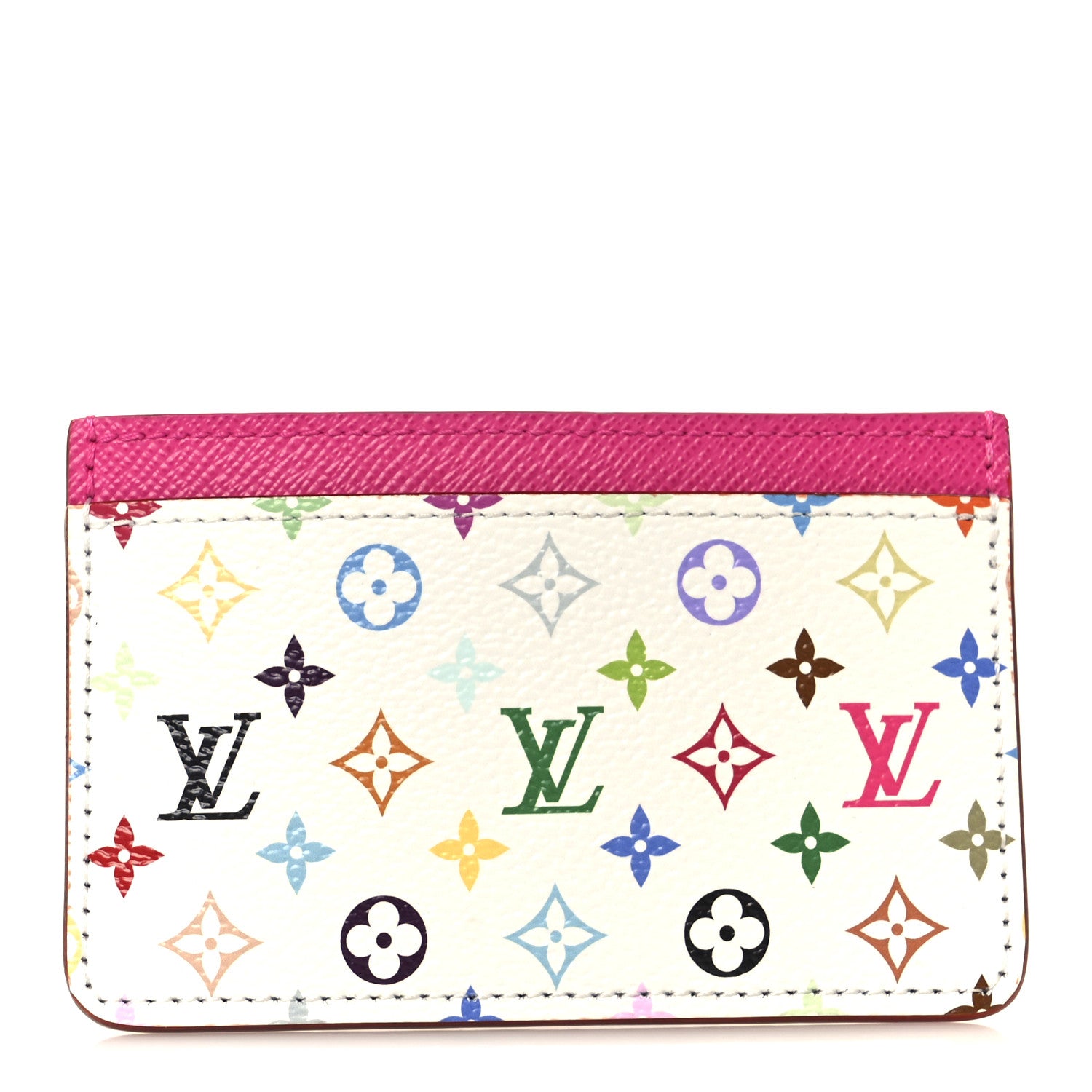 Louis Vuitton LV X TM Monogram Multicolor Card Holder Kawaii Pink 1 of 8