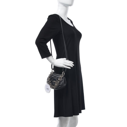 Chloe Calfskin Quilted Nano Drew Bijou Shoulder Bag Black 2 of 6