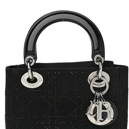 Christian Dior Canvas Studded Cannage Mini Lady Dior Black 11 of 18