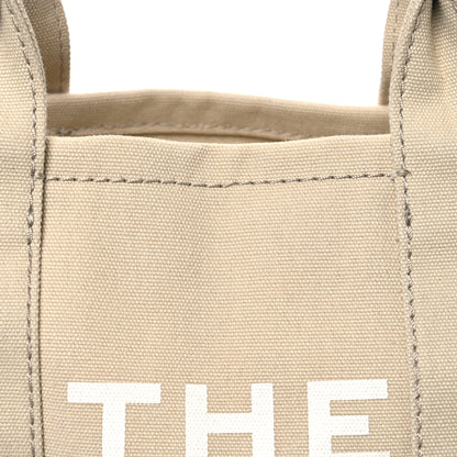 Marc Jacobs Cotton Canvas Medium The Tote Bag Beige 9 of 12