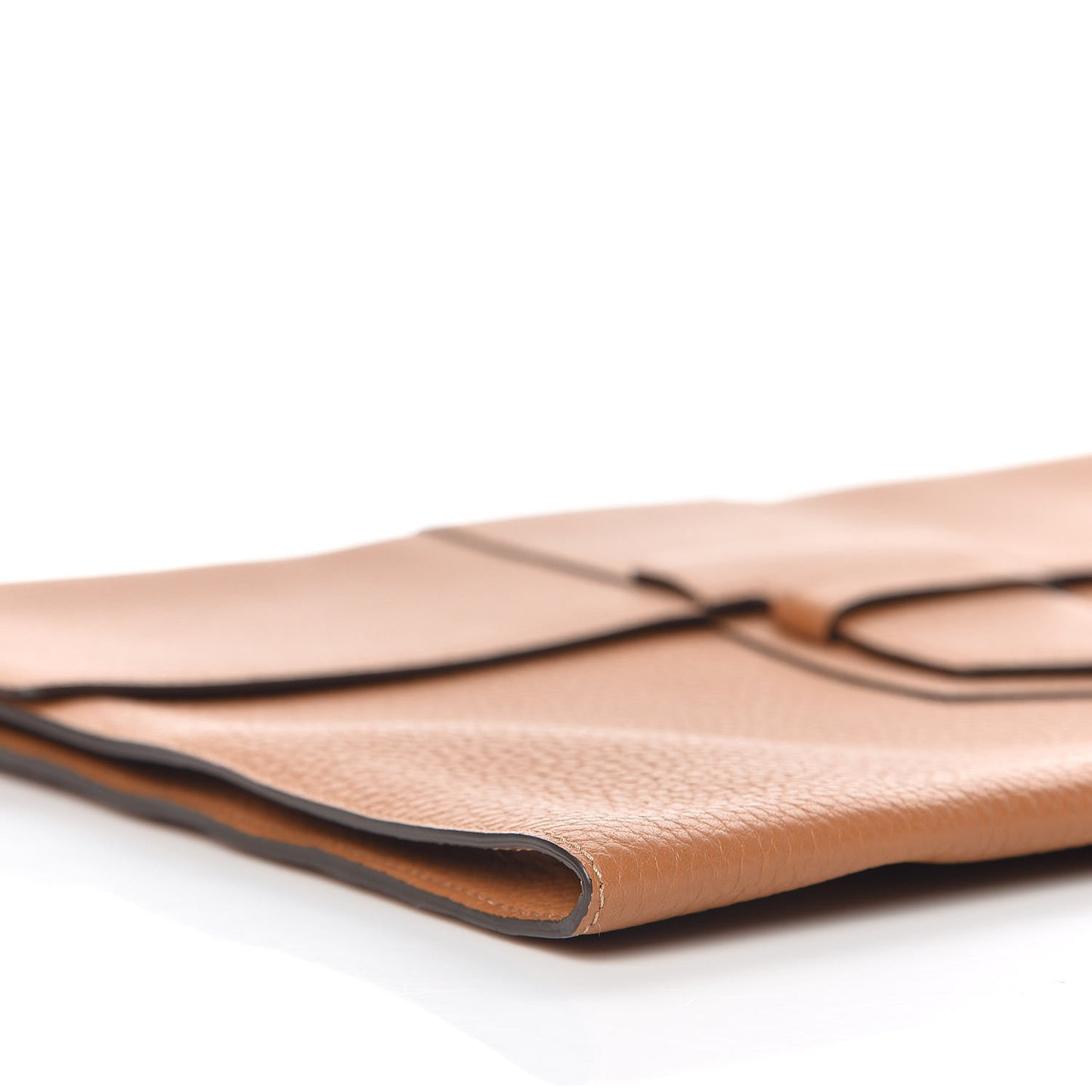 Taurillon Crispe Presse A4 Pouch Vegetal