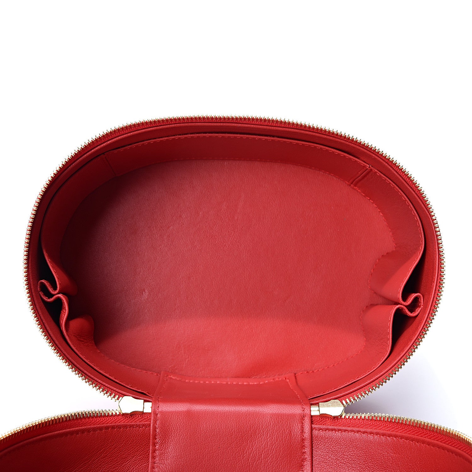 Mansur Gavriel Calfskin Train Case Crossbody Flamma 4 of 8