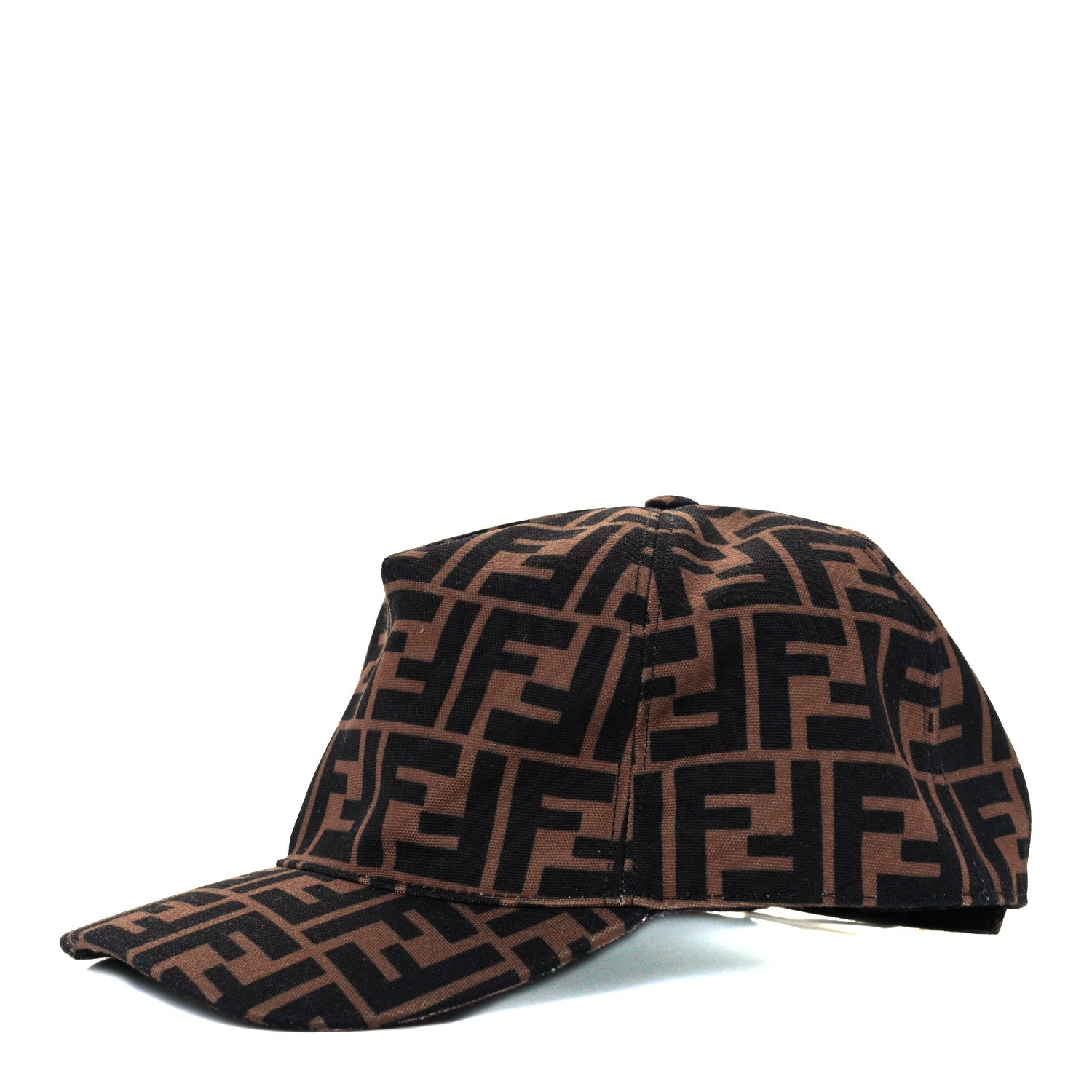 Fendi Canvas FF Kids Cap Hat III Tobacco 1 of 10