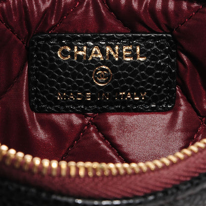 Chanel Caviar Quilted Coin Purse Case Black 6 of 8