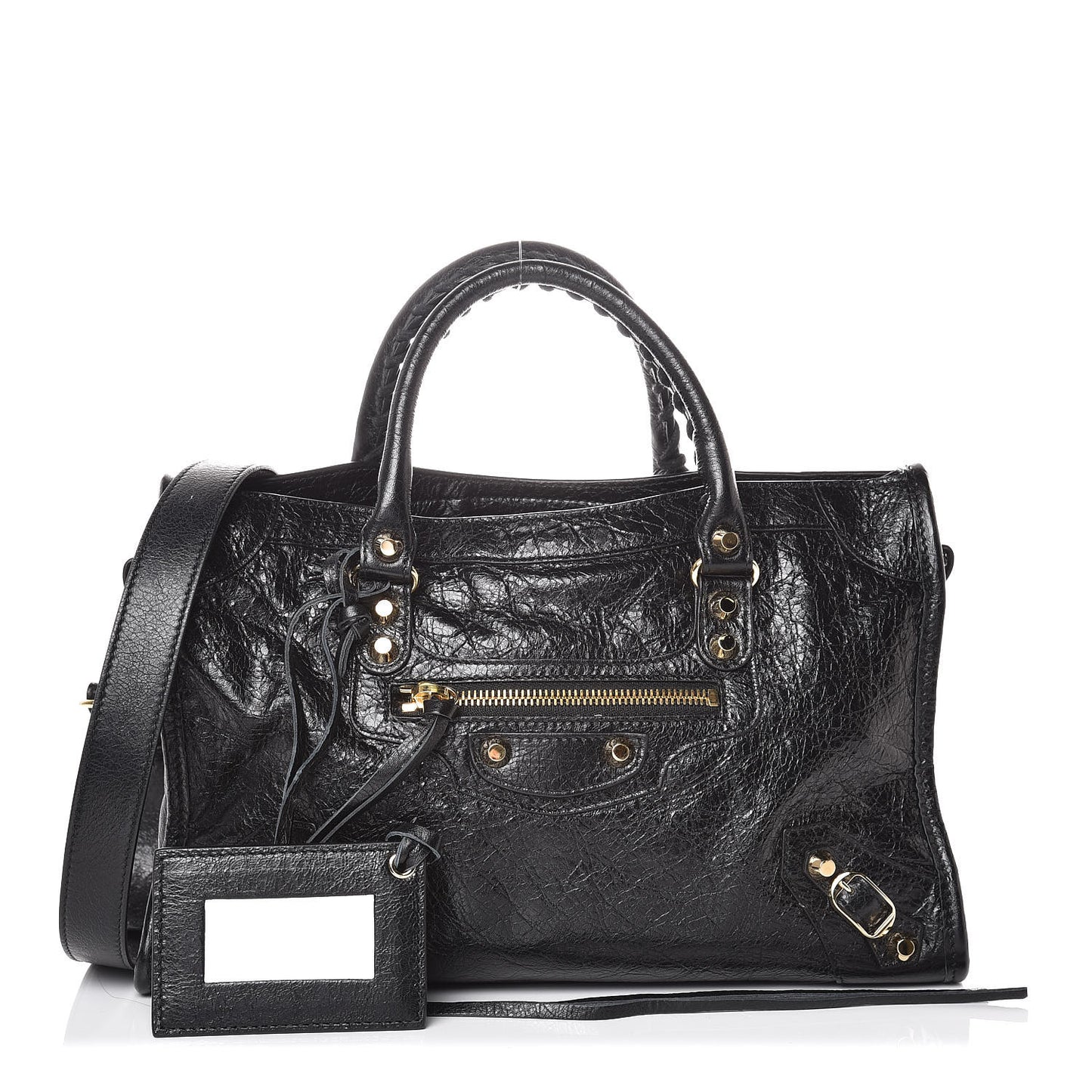 Agneau Classic Gold Hardware S City Black