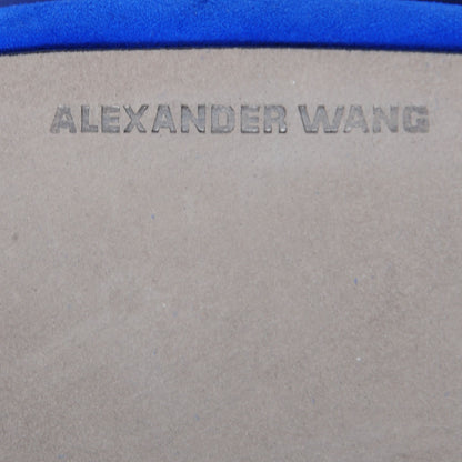 Alexander Wang Suede Lovisa Ankle-Wrap Pumps 39 Royal Blue 6 of 8