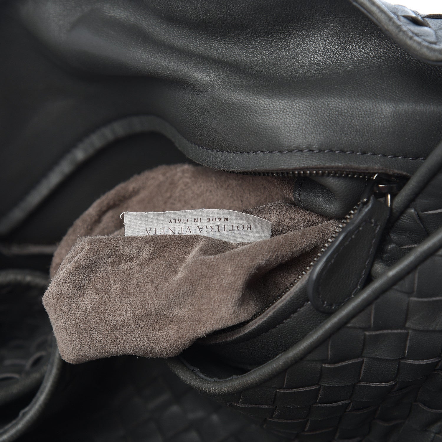 Bottega Veneta Nappa Intrecciato Parachute Bag Light Grey 7 of 13