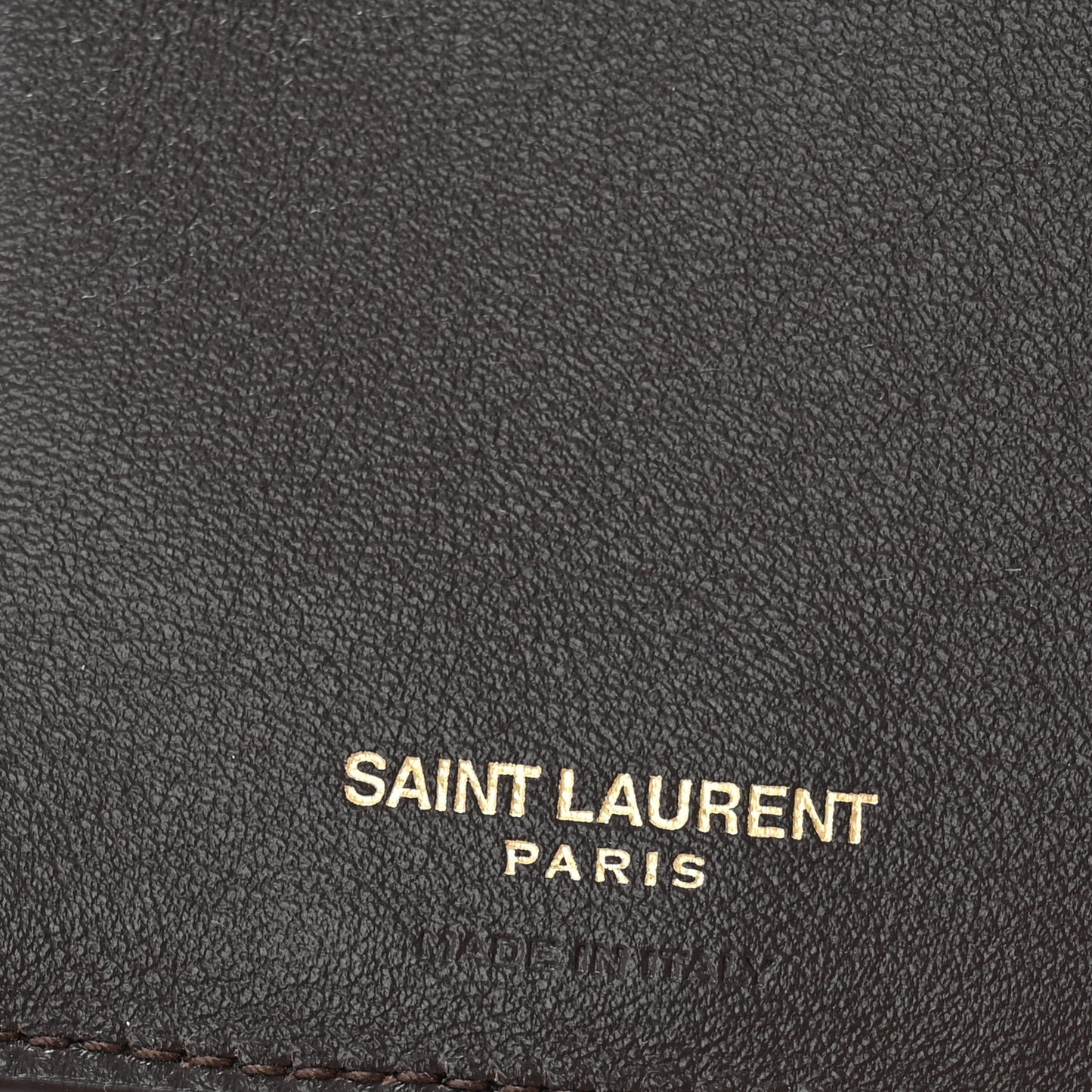 Patent Monogram Bi-Fold Wallet Dark Nut