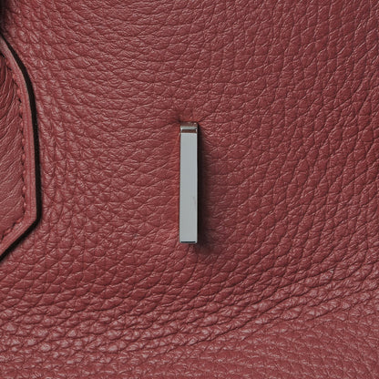 Hermes Taurillon Clemence Birkin 35 Bois de Rose 19 of 30