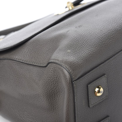 Mulberry Glossy Goatskin Medium Del Rey Satchel Grey 8 of 14