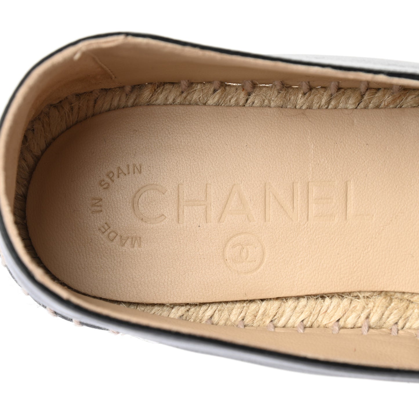 Lambskin CC Espadrilles 35 Black