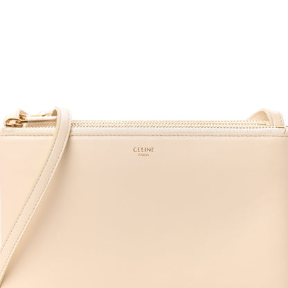 Celine Lambskin Small Trio Crossbody Bag White 10 of 10