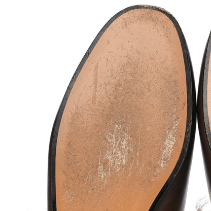 Gucci Calfskin Fur Womens Princetown Slippers 36.5 Brown 7 of 27