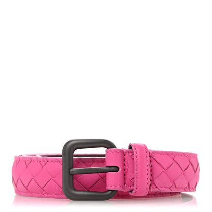 Bottega Veneta Nappa Intrecciato Belt 85 34 Pink 1 of 6