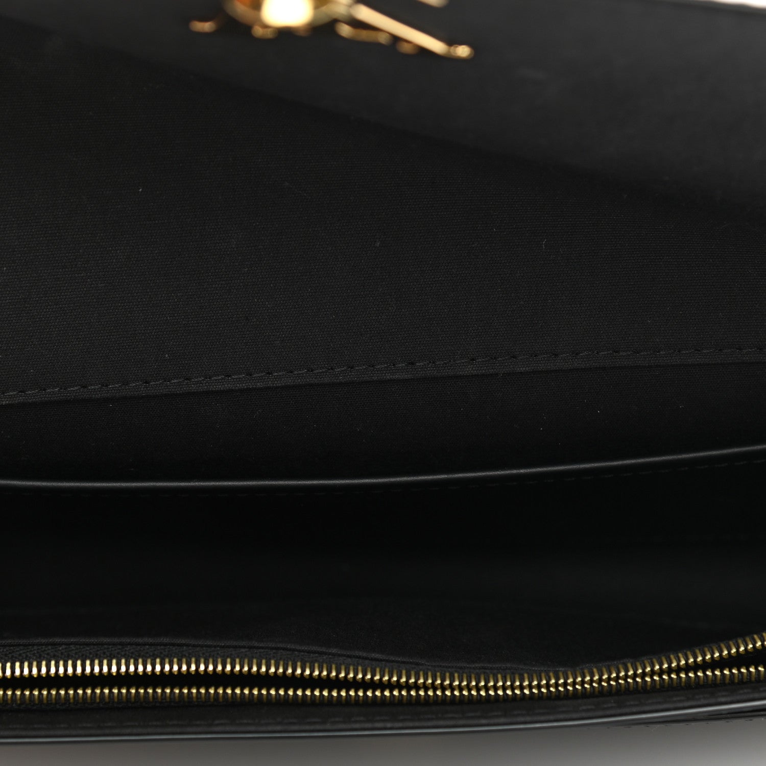 Louis Vuitton Patent Louise EW Clutch Black 5 of 7