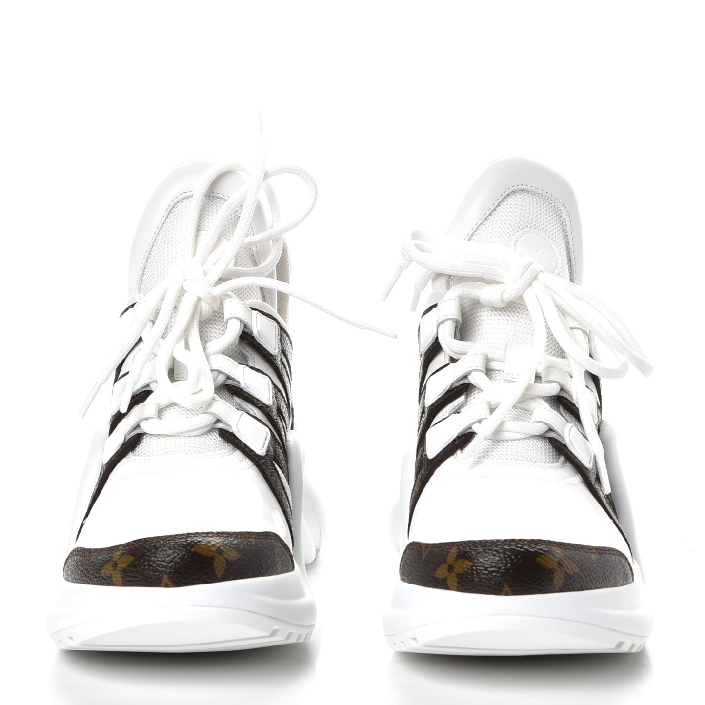 Patent Monogram LV Archlight Sneakers 38.5 White