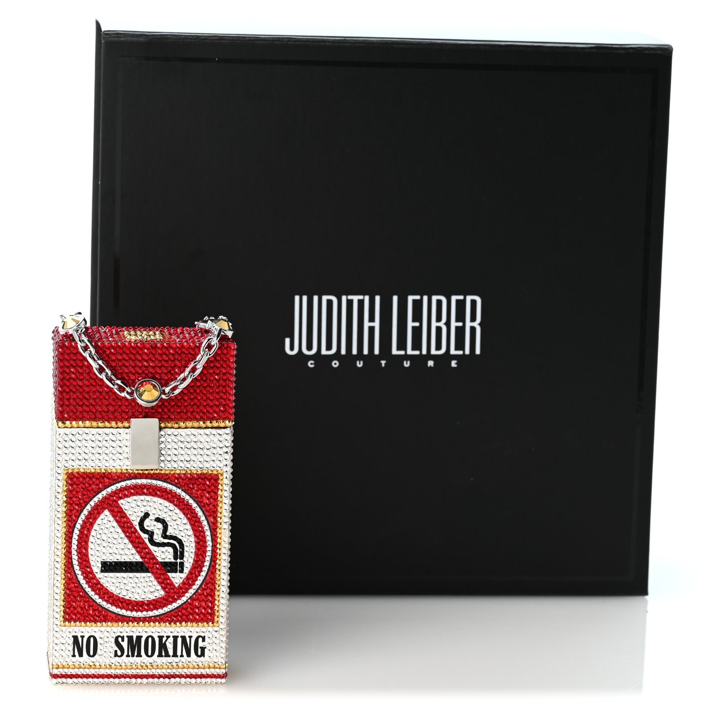 Crystal Le Case No Smoking Minaudiere Box