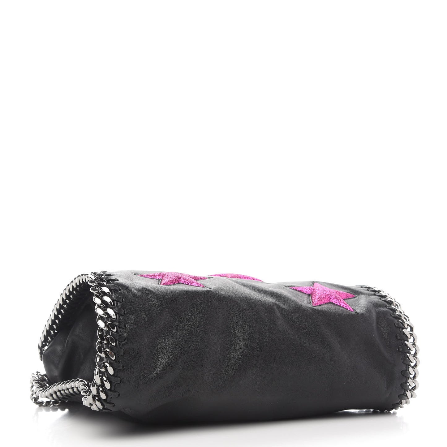 Eco Alter Nappa Embossed Mini Star Falabella Tote Black Pink