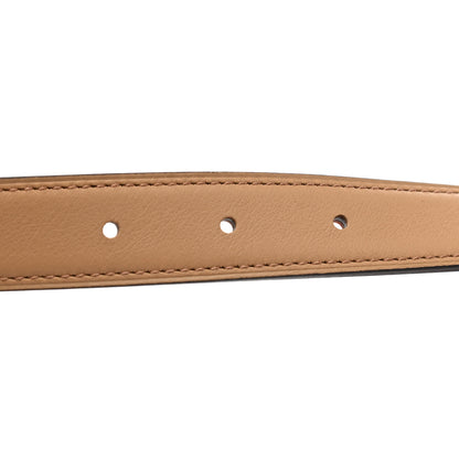 Hermes Swift Epsom Enamel 24mm Mini Constance Reversible Belt 90 Chai Rose Jaipur 4 of 6