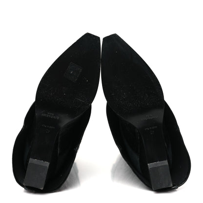 Givenchy Calfskin Cowboy Shark Lock High Boots 40 Black 6 of 9