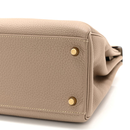 Hermes Togo Kelly Retourne 32 Gris Tourterelle 10 of 10