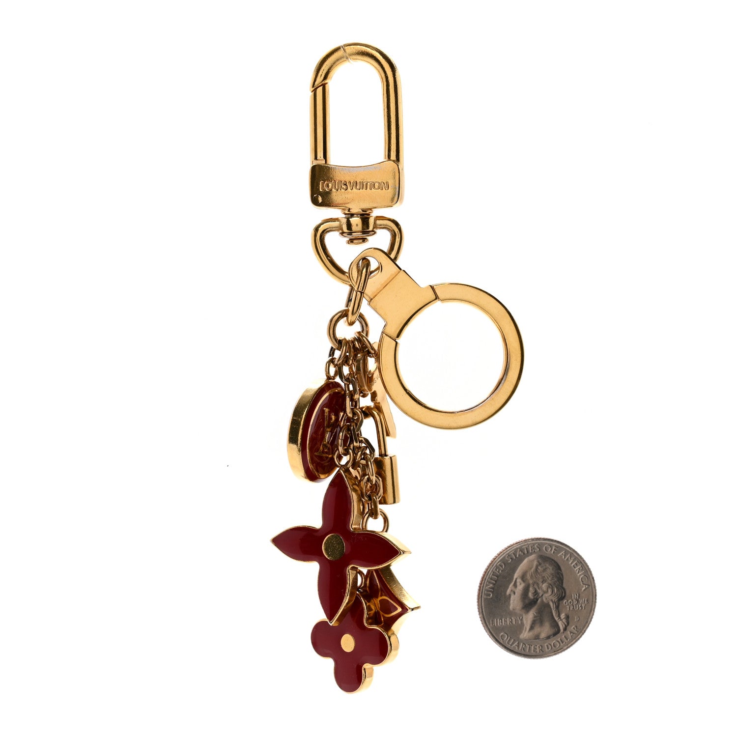 Louis Vuitton Pastilles Key Chain Bag Charm Pomme D'Amour 2 of 4