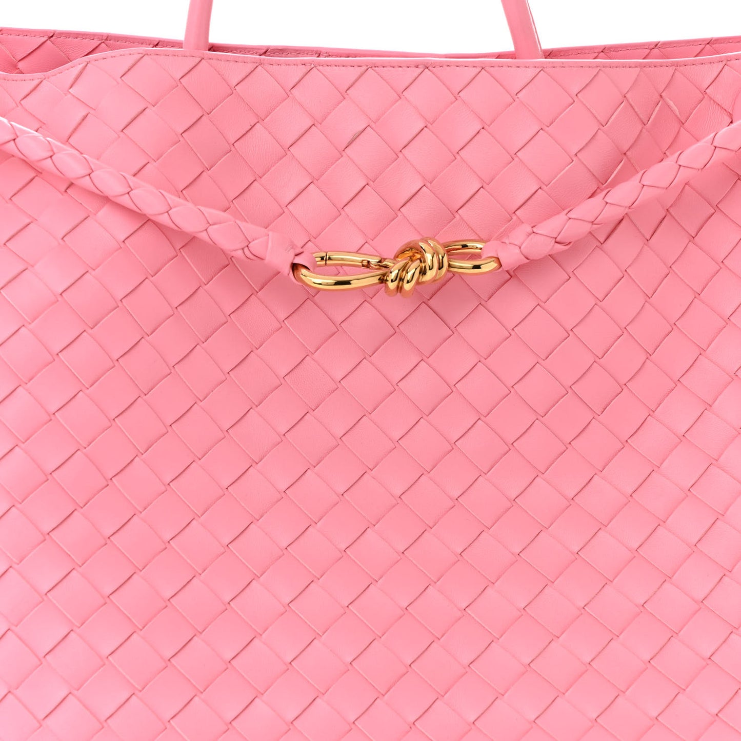 Nappa Intrecciato Large Andiamo Shoulder Bag Ribbon