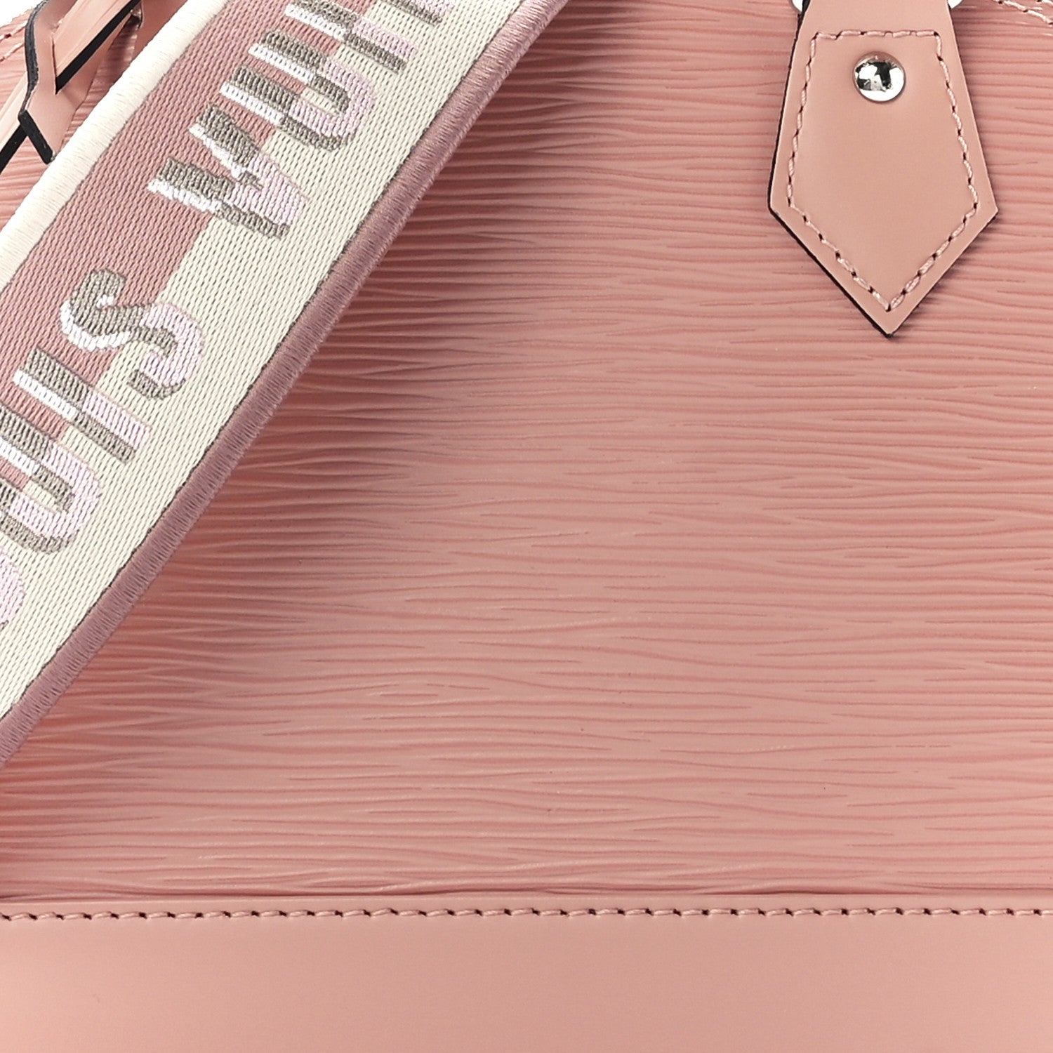 Louis Vuitton Epi Jacquard Alma BB Rose Trianon 9 of 12