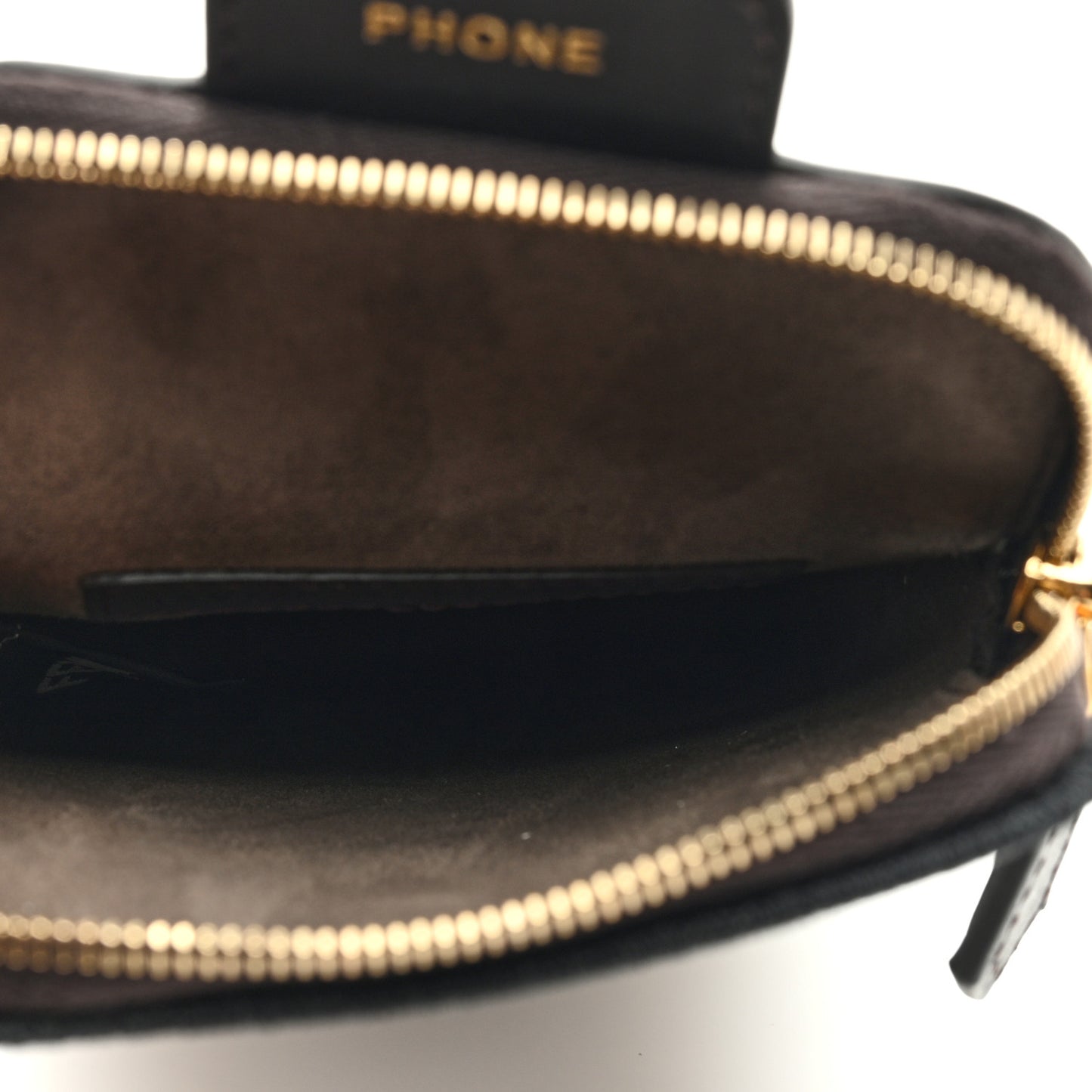 Fabric Jacquard FF 1974 Cell Pocket Strap You Case Tobacco Moro Black
